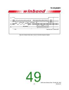 浏览型号W25Q80BV的Datasheet PDF文件第49页