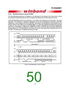 浏览型号W25Q80BV的Datasheet PDF文件第50页