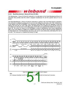 浏览型号W25Q80BV的Datasheet PDF文件第51页