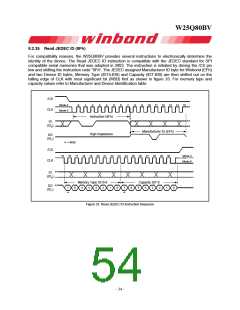 浏览型号W25Q80BV的Datasheet PDF文件第54页