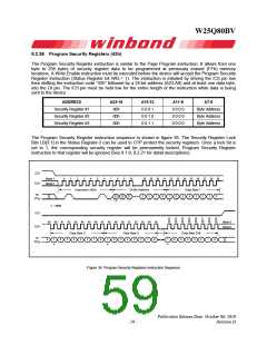 浏览型号W25Q80BV的Datasheet PDF文件第59页