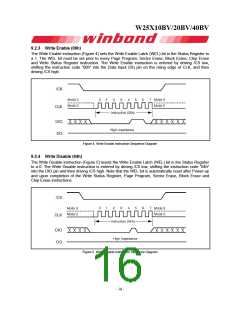 浏览型号W25X40BV的Datasheet PDF文件第16页