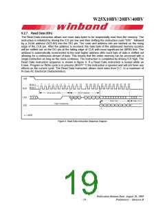 浏览型号W25X40BV的Datasheet PDF文件第19页