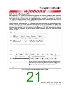 浏览型号W25X40BV的Datasheet PDF文件第21页