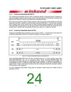 浏览型号W25X40BV的Datasheet PDF文件第24页