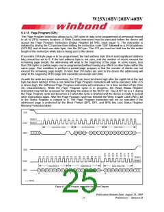 浏览型号W25X40BV的Datasheet PDF文件第25页