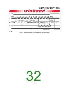 浏览型号W25X40BV的Datasheet PDF文件第32页