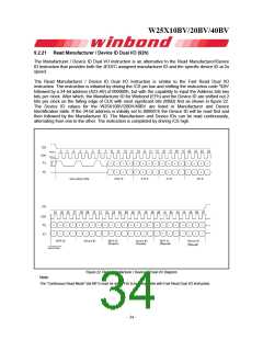 浏览型号W25X40BV的Datasheet PDF文件第34页