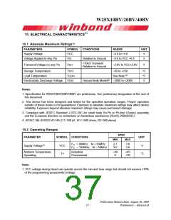 浏览型号W25X40BV的Datasheet PDF文件第37页