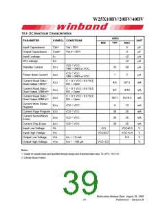 浏览型号W25X40BV的Datasheet PDF文件第39页