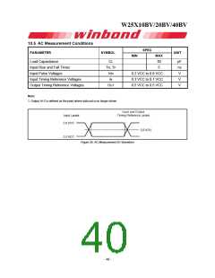 浏览型号W25X40BV的Datasheet PDF文件第40页
