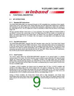浏览型号W25X40BV的Datasheet PDF文件第9页