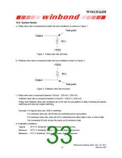 浏览型号W9412G6JH-5的Datasheet PDF文件第33页