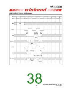 浏览型号W9412G6JH-5的Datasheet PDF文件第38页