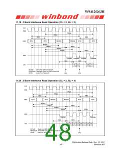 浏览型号W9412G6JH-5的Datasheet PDF文件第48页