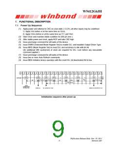 浏览型号W9412G6JH-5的Datasheet PDF文件第9页
