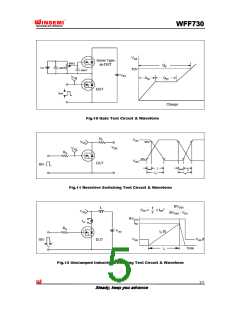 浏览型号WFF730的Datasheet PDF文件第5页