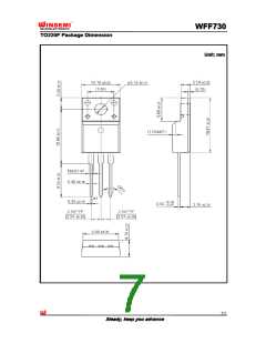 浏览型号WFF730的Datasheet PDF文件第7页