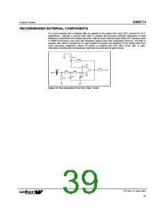 浏览型号WM8774IFV的Datasheet PDF文件第39页