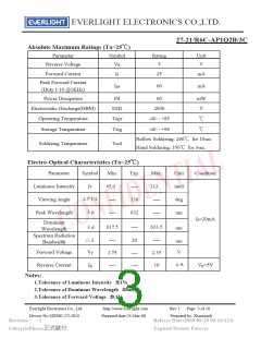 浏览型号27-21-R6C-AP1Q2B-3C的Datasheet PDF文件第3页