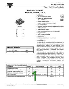浏览型号UFB200FA40的Datasheet PDF文件第1页