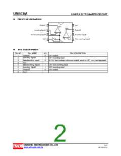 浏览型号UM603/A的Datasheet PDF文件第2页