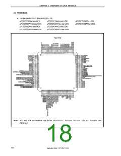 浏览型号UPD703133AY的Datasheet PDF文件第18页