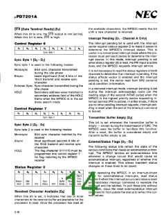 浏览型号UPD7201AC的Datasheet PDF文件第14页