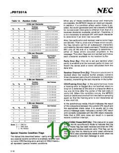 浏览型号UPD7201AC的Datasheet PDF文件第16页