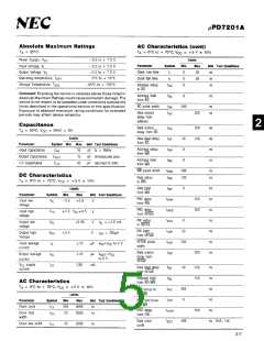 浏览型号UPD7201AC的Datasheet PDF文件第5页