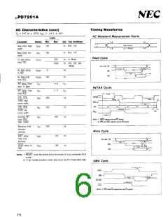 浏览型号UPD7201AC的Datasheet PDF文件第6页