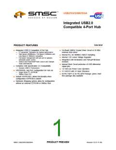 浏览型号USB2504-ABZJ的Datasheet PDF文件第1页