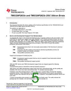 浏览型号TMS320F28232DSC的Datasheet PDF文件第5页