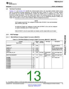 浏览型号TMS570LS3137的Datasheet PDF文件第13页