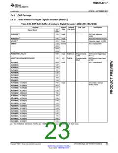 浏览型号TMS570LS3137的Datasheet PDF文件第23页