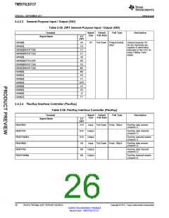 浏览型号TMS570LS3137的Datasheet PDF文件第26页