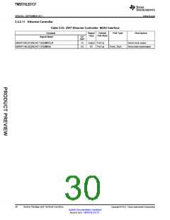 浏览型号TMS570LS3137的Datasheet PDF文件第30页