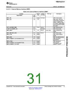 浏览型号TMS570LS3137的Datasheet PDF文件第31页