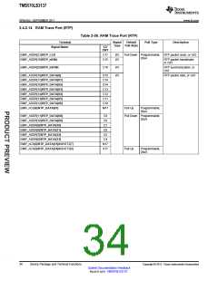 浏览型号TMS570LS3137的Datasheet PDF文件第34页