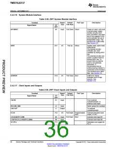 浏览型号TMS570LS3137的Datasheet PDF文件第36页