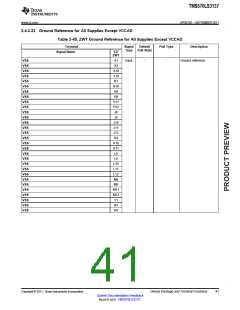 浏览型号TMS570LS3137的Datasheet PDF文件第41页