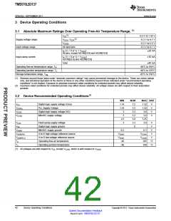 浏览型号TMS570LS3137的Datasheet PDF文件第42页