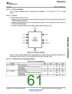 浏览型号TMS570LS3137的Datasheet PDF文件第61页