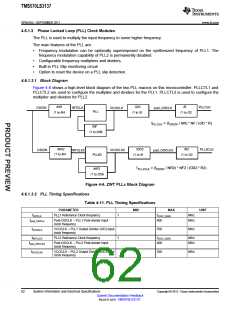 浏览型号TMS570LS3137的Datasheet PDF文件第62页