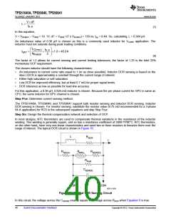 浏览型号TPS51640ARSLR的Datasheet PDF文件第40页
