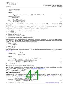 浏览型号TPS51640ARSLR的Datasheet PDF文件第41页