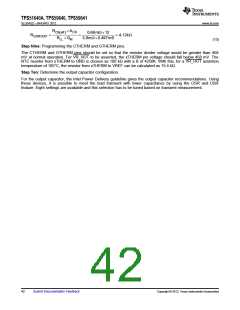 浏览型号TPS51640ARSLR的Datasheet PDF文件第42页