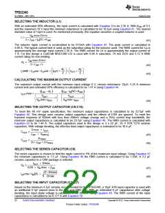 浏览型号TPS55340的Datasheet PDF文件第22页