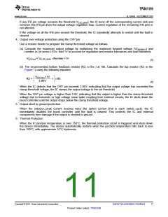 浏览型号TPS61199的Datasheet PDF文件第11页