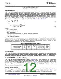 浏览型号TPS61199的Datasheet PDF文件第12页